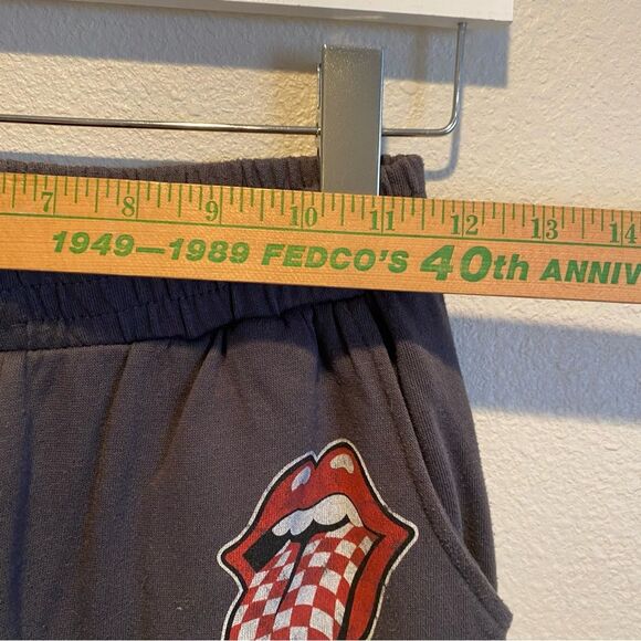 The Rolling Stones sweatpants size XS loungewear gray band - Picture 7 of 8